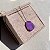 Colar Gota Tam G Ultraviolet Fusion Banhado a Ouro - Imagem 2