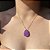 Colar Gota Tam G Ultraviolet Fusion Banhado a Ouro - Imagem 1