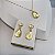 Conjunto Gota Yellow Banhado a Ouro - Imagem 2