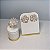 Conjunto Brinco e Anel Flower Cristal Banhado a Ouro - Imagem 2
