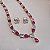 Conjunto Luxo Gravata Rubi Banhado a Ouro - Imagem 6