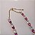 Conjunto Luxo Gravata Rubi Banhado a Ouro - Imagem 7