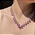 Conjunto Luxo Bicolor Rubi e Cristal Banhado a Ródio Branco - Imagem 5