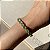 Pulseira Oval Verde Menta Banhado a Ouro - Imagem 3