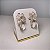 Brinco Flower Oval Cristal Banhado a Ouro - Imagem 4