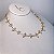 Conjunto Riviera Navetes Fio Faca Banhado a Ouro - Imagem 6