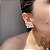 Brinco Ear Cuff Pontos de Luz Banhado a Ouro - Imagem 3