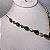 Colar Luxo Gotas Verde Esmeralda Banhado a Ouro - Imagem 5