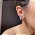 Brinco Ear Cuff Gotas Colors Banhado a Ouro - Imagem 3