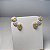 Brinco Ear Cuff Yellow Banhado a Ródio Branco - Imagem 2
