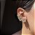Brinco Ear Cuff Cristal Flowers Banhado a Ouro - Imagem 1