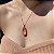 Colar Gota Coral Fusion Banhado a Ouro - Imagem 3