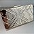 Clutch Metálica Retangular Dourada - Imagem 2