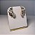 Brinco Ear Cuff Gotas Lisas e Cravejadas Banhado a Ouro - Imagem 2