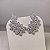 Brinco Ear Cuff Leaf Cristal Banhado a Ródio Branco - Imagem 2