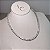 Colar Riviera 3 Garras Trama Rígida 3mm Cristal Banhado a Ródio Branco - 40cm - Imagem 4