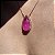 Colar Gota Pink Fusion e Cristal Banhado a Ouro - Imagem 3
