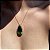 Colar Gota Verde Esmeralda Banhado a Ouro - Imagem 1