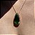 Colar Gota Verde Esmeralda Banhado a Ouro - Imagem 3