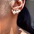 Brinco Ear Cuff Pérola Shell Banhado a Ouro - Imagem 1