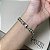 Pulseira Riviera Navetes Azul Banhado a Ouro - Imagem 2