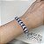 Pulseira Riviera Navetes Safira Azul Banhado a Ródio Branco - Imagem 5