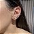 Brinco Ear Cuff Ponto de Luz Banhado a Ouro - Imagem 3