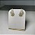 Brinco Ear Cuff Yellow Fancy Banhado a Ródio Branco - Imagem 4