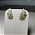 Brinco Ear Cuff Yellow Fancy Banhado a Ródio Branco - Imagem 2