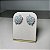 Brinco Ear Cuff Leaf Navetes Turmalina Fusion Banhado a Ródio Branco - Imagem 4