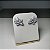 Brinco Ear Cuff Gotas Navetes Banhado a Ródio Branco - Imagem 4