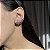 Brinco Ear Cuff Rosê Banhado a Ródio Branco - Imagem 3