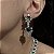 Conjunto Luxo Square Verde Esmeralda Banhado a Ródio Branco - Imagem 3