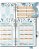 Agenda Personalizada Floral Azul - Imagem 5