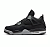 Nike Air Jordan 4 Retro "Black Canvas" - Imagem 1