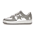 A Bathing Ape Bape Sta Patent Leather "White Grey" - Imagem 1