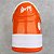 A Bathing Ape Bape Sta Patent Leather "Orange White" - Imagem 9