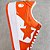 A Bathing Ape Bape Sta Patent Leather "Orange White" - Imagem 4
