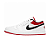 Nike Air Jordan 1 Low "White University Red Black" - Imagem 1