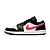 Nike Air Jordan 1 Low "Black Siren Red" - Imagem 1