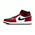 Nike Air Jordan 1 Mid "Chicago Toe" - Imagem 1