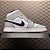 Nike Air Jordan 1 Mid "Light Smoke Grey" - Imagem 3