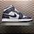 Nike Air Jordan 1 Mid "White Metallic Gold Obsidian" - Imagem 3