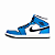 Nike Air Jordan 1 Mid "Signal Blue" - Imagem 1