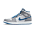 Nike Air Jordan 1 Mid "True Blue" - Imagem 1