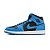 Nike Air Jordan 1 Mid "University Blue Black" - Imagem 1