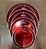 Kit de Peles Williams Target Red Vermelha Full (10'',12'',14'' e 16'') - Imagem 1