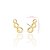 Ear Cuff Bolinhas com Banho em Ouro - Imagem 1