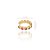 Piercing Colorido Cravejado com Banho em Ouro - Imagem 1