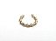 Piercing Torcido com Banho em Ouro - Imagem 1